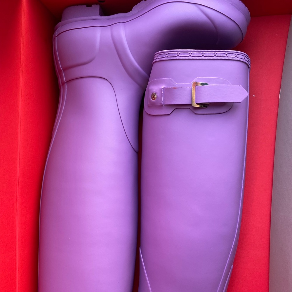 Hunter boots long matte size 6-7-8 avilable